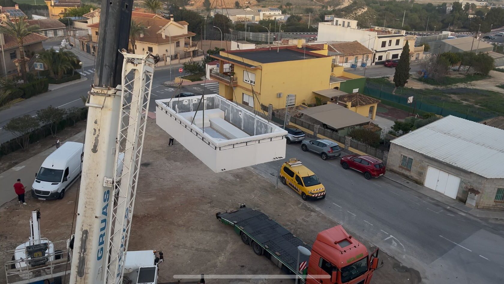 Izado a quinta planta